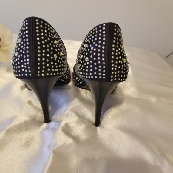 Italina AB Rhinestones Shoes size 8 1/2 - Picture 3 of 7